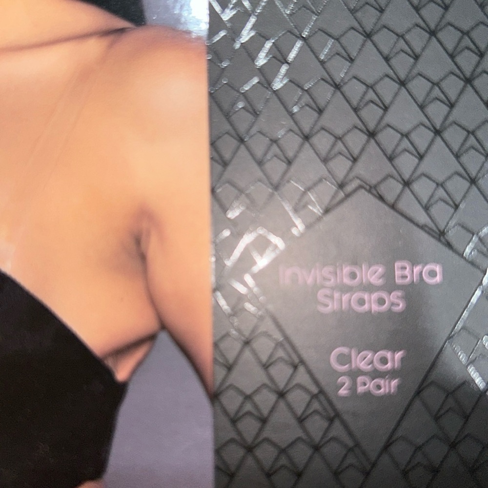 Clear bra straps